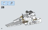 Notice / Instructions de Montage - LEGO - Star Wars - 75138 - Hoth™ Attack: Page 28