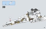 Notice / Instructions de Montage - LEGO - Star Wars - 75138 - Hoth™ Attack: Page 39