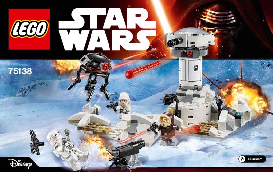 Notice / Instructions de Montage - LEGO - Star Wars - 75138 - Hoth™ Attack: Page 1