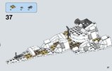 Notice / Instructions de Montage - LEGO - Star Wars - 75138 - Hoth™ Attack: Page 37