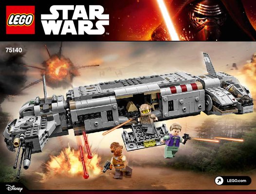 Notice / Instructions de Montage - LEGO - Star Wars - 75140 - Resistance Troop Transporter: Page 1