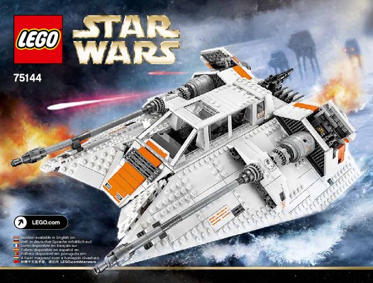 Notice / Instructions de Montage - LEGO - Star Wars - 75144 - Snowspeeder™: Page 1