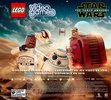 Notice / Instructions de Montage - LEGO - Star Wars - 75147 - StarScavenger™: Page 99