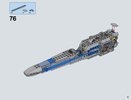 Notice / Instructions de Montage - LEGO - Star Wars - 75149 - X-Wing Fighter™ de la Résistance: Page 41