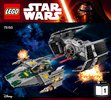 Notice / Instructions de Montage - LEGO - Star Wars - 75150 - Le TIE Advanced de Dark Vador contre l'A-Wing Starfighter: Page 1