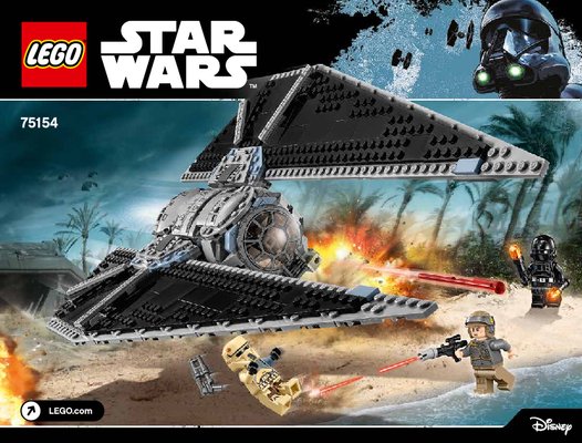 Notice / Instructions de Montage - LEGO - Star Wars - 75154 - TIE Striker™: Page 1