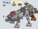 Notice / Instructions de Montage - LEGO - Star Wars - 75157 - L'AT-TE™ du Capitaine Rex: Page 99