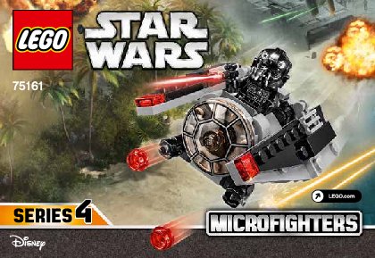 Notice / Instructions de Montage - LEGO - Star Wars - 75161 - Microvaisseau TIE Striker™: Page 1