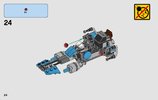 Notice / Instructions de Montage - LEGO - Star Wars - 75167 - Pack de combat la moto speeder™ du Bounty Hunter: Page 24