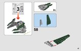 Notice / Instructions de Montage - LEGO - Star Wars - 75168 - Yoda's Jedi Starfighter™: Page 47