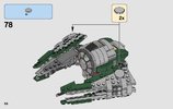 Notice / Instructions de Montage - LEGO - Star Wars - 75168 - Yoda's Jedi Starfighter™: Page 58