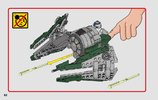 Notice / Instructions de Montage - LEGO - Star Wars - 75168 - Yoda's Jedi Starfighter™: Page 62