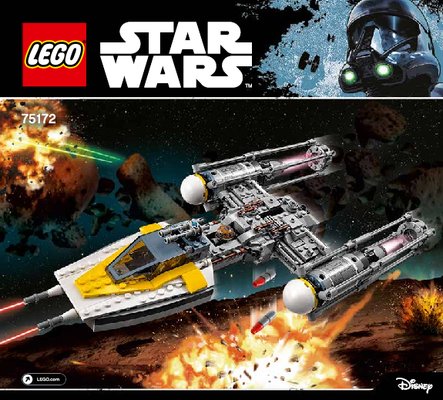 Notice / Instructions de Montage - LEGO - Star Wars - 75172 - Y-Wing Starfighter™: Page 1