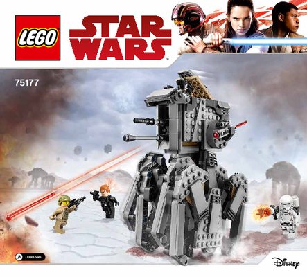 Notice / Instructions de Montage - LEGO - Star Wars - 75177 - First Order Heavy Scout Walker™: Page 1