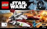 Notice / Instructions de Montage - LEGO - Star Wars - 75182 - Republic Fighter Tank™: Page 1