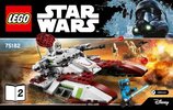 Notice / Instructions de Montage - LEGO - Star Wars - 75182 - Republic Fighter Tank™: Page 1