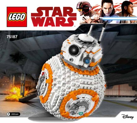 Notice / Instructions de Montage - LEGO - Star Wars - 75187 - BB-8™: Page 1