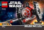 Notice / Instructions de Montage - LEGO - Star Wars - 75194 - Microfighter Chasseur TIE du Premier Ordre™: Page 1