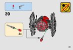 Notice / Instructions de Montage - LEGO - Star Wars - 75194 - Microfighter Chasseur TIE du Premier Ordre™: Page 33