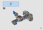 Notice / Instructions de Montage - LEGO - Star Wars - 75195 - Microfighter Ski Speeder™ vs. Quadripode du Premier Ordre™: Page 33