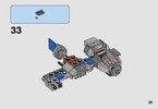 Notice / Instructions de Montage - LEGO - Star Wars - 75195 - Microfighter Ski Speeder™ vs. Quadripode du Premier Ordre™: Page 35