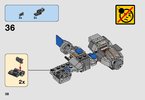 Notice / Instructions de Montage - LEGO - Star Wars - 75195 - Microfighter Ski Speeder™ vs. Quadripode du Premier Ordre™: Page 38