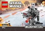 Notice / Instructions de Montage - LEGO - Star Wars - 75195 - Microfighter Ski Speeder™ vs. Quadripode du Premier Ordre™: Page 1