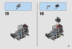 Notice / Instructions de Montage - LEGO - Star Wars - 75195 - Microfighter Ski Speeder™ vs. Quadripode du Premier Ordre™: Page 17