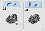 Notice / Instructions de Montage - LEGO - Star Wars - 75195 - Microfighter Ski Speeder™ vs. Quadripode du Premier Ordre™: Page 23