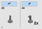 Notice / Instructions de Montage - LEGO - Star Wars - 75195 - Microfighter Ski Speeder™ vs. Quadripode du Premier Ordre™: Page 36