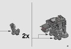 Notice / Instructions de Montage - LEGO - Star Wars - 75195 - Microfighter Ski Speeder™ vs. Quadripode du Premier Ordre™: Page 41