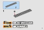 Notice / Instructions de Montage - LEGO - Star Wars - 75195 - Microfighter Ski Speeder™ vs. Quadripode du Premier Ordre™: Page 3