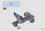 Notice / Instructions de Montage - LEGO - Star Wars - 75195 - Microfighter Ski Speeder™ vs. Quadripode du Premier Ordre™: Page 37