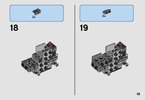 Notice / Instructions de Montage - LEGO - Star Wars - 75195 - Microfighter Ski Speeder™ vs. Quadripode du Premier Ordre™: Page 19