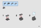 Notice / Instructions de Montage - LEGO - Star Wars - 75195 - Microfighter Ski Speeder™ vs. Quadripode du Premier Ordre™: Page 21