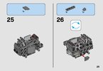 Notice / Instructions de Montage - LEGO - Star Wars - 75195 - Microfighter Ski Speeder™ vs. Quadripode du Premier Ordre™: Page 25