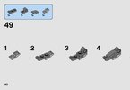 Notice / Instructions de Montage - LEGO - Star Wars - 75195 - Microfighter Ski Speeder™ vs. Quadripode du Premier Ordre™: Page 40