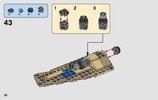 Notice / Instructions de Montage - LEGO - Star Wars - 75204 - Speeder™ des sables: Page 38