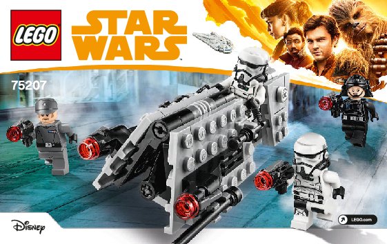 Notice / Instructions de Montage - LEGO - 75207 - Imperial Patrol Battle Pack: Page 1