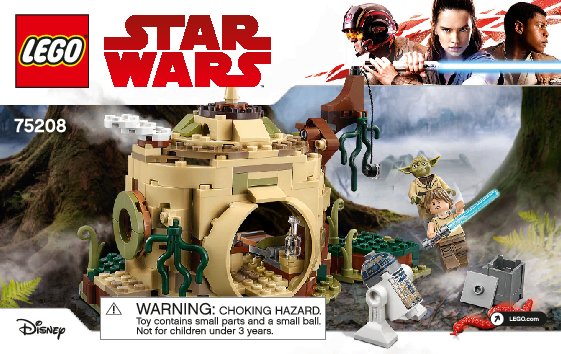 Notice / Instructions de Montage - LEGO - 75208 - Yoda's Hut: Page 1