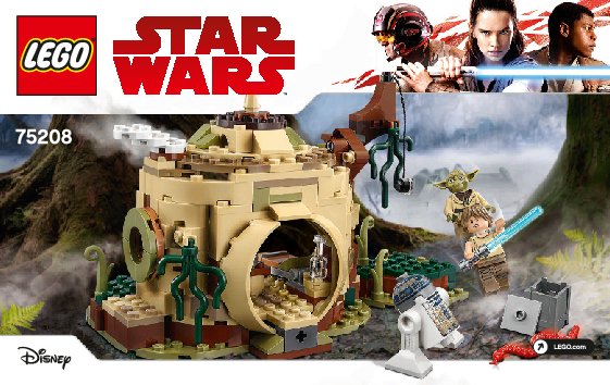 Notice / Instructions de Montage - LEGO - 75208 - Yoda's Hut: Page 1