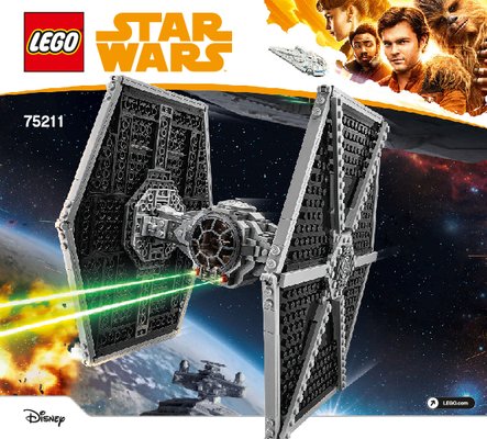 Notice / Instructions de Montage - LEGO - 75211 - Imperial TIE Fighter™: Page 1