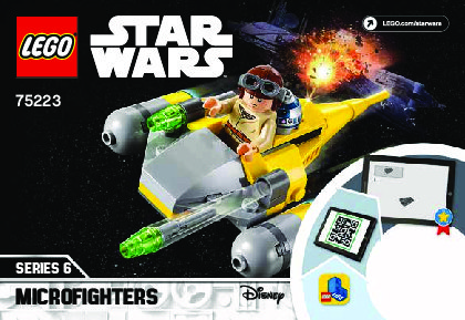 Notice / Instructions de Montage - LEGO - 75223 - Naboo Starfighter™ Microfighter: Page 1