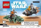 Notice / Instructions de Montage - LEGO - 75228 - Escape Pod vs. Dewback™ Microfighters: Page 1