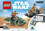 Notice / Instructions de Montage - LEGO - 75228 - Escape Pod vs. Dewback™ Microfighters: Page 1