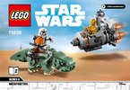 Notice / Instructions de Montage - LEGO - 75228 - Escape Pod vs. Dewback™ Microfighters: Page 1