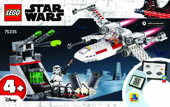 Notice / Instructions de Montage - LEGO - 75235 - X-Wing Starfighter™ Trench Run: Page 1