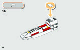 Notice / Instructions de Montage - LEGO - 75235 - X-Wing Starfighter™ Trench Run: Page 46