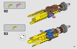 Notice / Instructions de Montage - LEGO - 75258 - Anakin's Podracer™ – 20th Anniversary Ed: Page 73