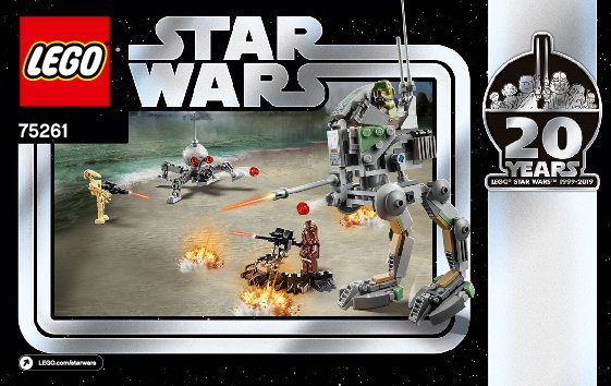 Notice / Instructions de Montage - LEGO - 75261 - Clone Scout Walker™ – 20th Anniversary E: Page 1